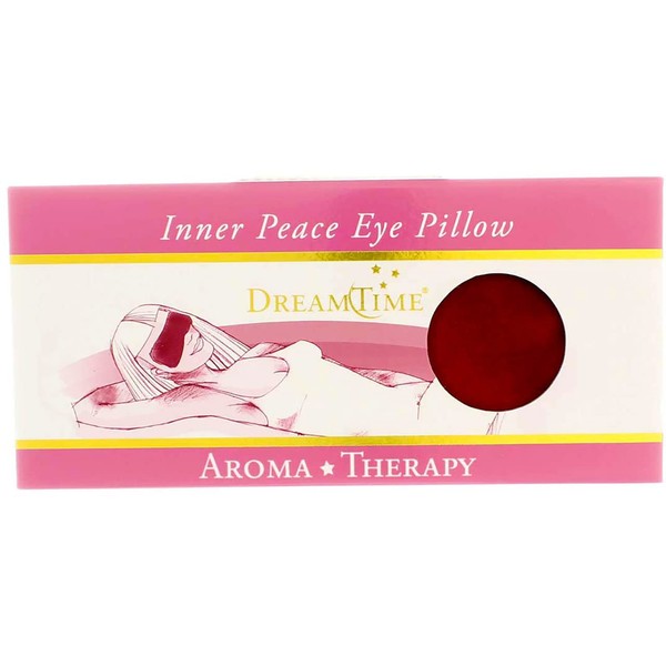 DreamTime Inner Peace Eye Pillow, Cranberry Velvet