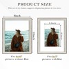 Abtgt 8x10 Picture Frame Set of 6, Rustic Retro Photo