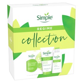 Simple Kind to Skin Regime Gift Set Facial Wash, Sheet Mask & Moisturiser Perfect for Any Occasion 3 piece