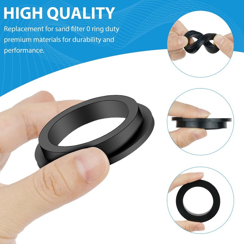 HOTUT Pool O-Rings Replacement Part for Intex 6 Pieces Pool