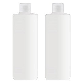 Allup Home Beauty Dispensing Empty Bottle 400ml, Transparent Color, 2 Pieces / 알럽홈 뷰티 디스펜스 공병 400ml, 투명 색상, 2개