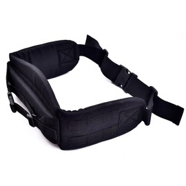 A.L.I.C.E Kidney Belt for Framed Rucksack/A.L.I.C.E. Pack Kidney Pad with Waist Strap and Frame attaching Belt LC-2 Kidney Pad BLACK