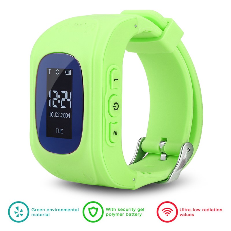 Q50 1.44in Kids Waterproof Smart Touch Screen Watch Positioning Watch