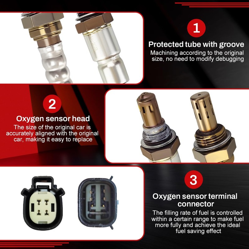 2Pcs 234-5038 234-4490 O2 Oxygen Sensor Upstream Downstream Compatible with