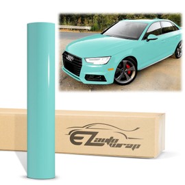 4"x8" (10cmx20cm) Sample Premium Super Gloss Teal High Glossy Sticker DIY Decal Car Auto Vehicle Motorcycle Vinyl Wrap Air Release Self Adhesive Peel and Stick Bubble