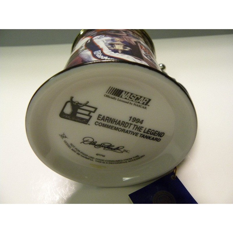 Franklin Mint 6" Tall Tankard / Stein #3 Earnhardt Sr.