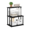 Furinno Turn-N-Tube 3-Tier Toolless Multipurpose Printer Stand Display Storage Shelf,