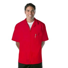 Fame® Unisex Zipper Smock – K74 - Red/LG (WFA81777RELG)