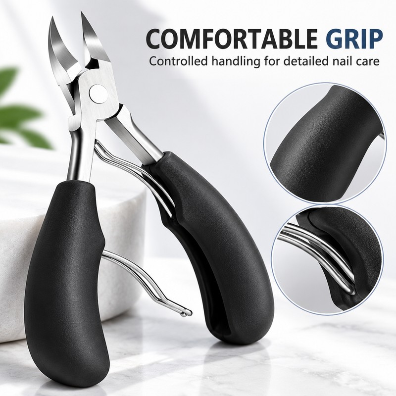 Heavy Duty Stainless Steel Nail Clipper Set – 4-Piece Thick