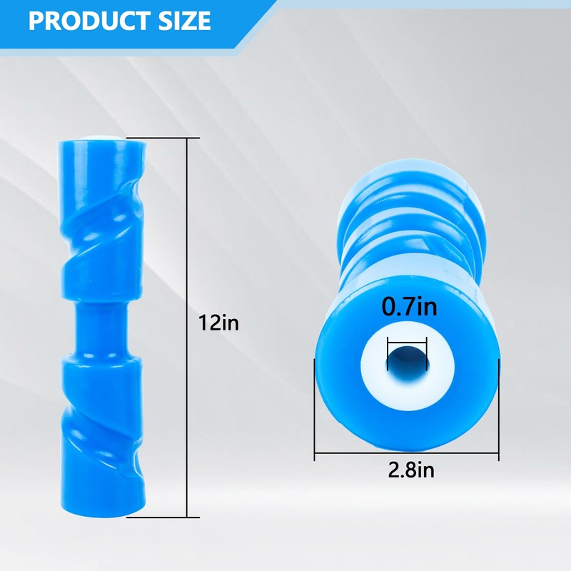 ORLANG 12 Inch Heavy Duty Boat Trailer Roller, Self Centering