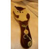 Cracker Barrel Country Store Stoneware Owl Spoon Rest Cracker Barrel