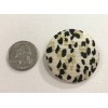 Quadrille TWO QUADRILLE TAUPE BLACK "BONAPARTE" LEOPARD PRINT CUSTOM COVERED