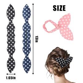 6 Pieces Hair Bun Maker, Sponge Hair Holder, Flexible Doughnut Bun Twist Hair Styling, Hairdressing Aid Reusable Hair Accessories for Girls Women