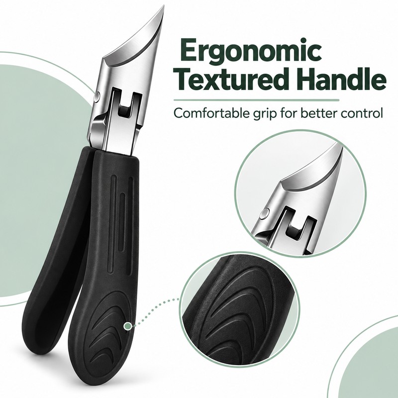 7-Piece Stainless Steel Nail Care Set for Manicure & Pedicure
