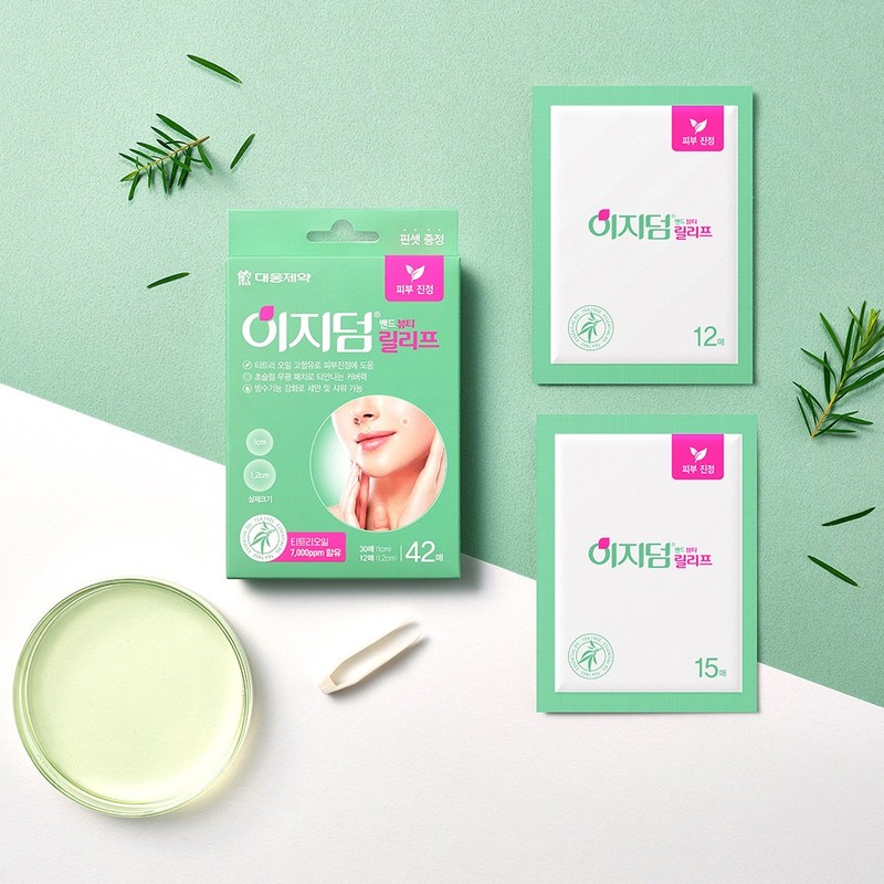 Easy Derm Band Beauty Relief Skin Soothing Spot Patch, 42