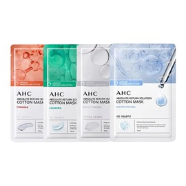 AHC mask pack 25 sheets, collagen pure cotton mask 1 box / AHC 마스크팩 25매입 콜라겐 순면 마스크 1박스