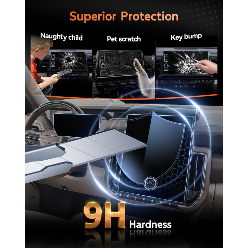 CDEFG For 2025 2026 GMC Yukon Screen Protector - (2PCS)