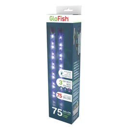 GloFish 10-Inch LED Light Sticks for Fish Aquariums Up to 75 Gallons, 2 Count, with White, Blue and Magenta LED Lights
