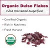 Tradeking Organic Dulse Flakes - Sun Dried, Wild Crafted, North