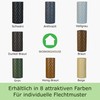 WorkingHouse Poly-rattan Visual Protection Strips, Visual Protection for Double Bar