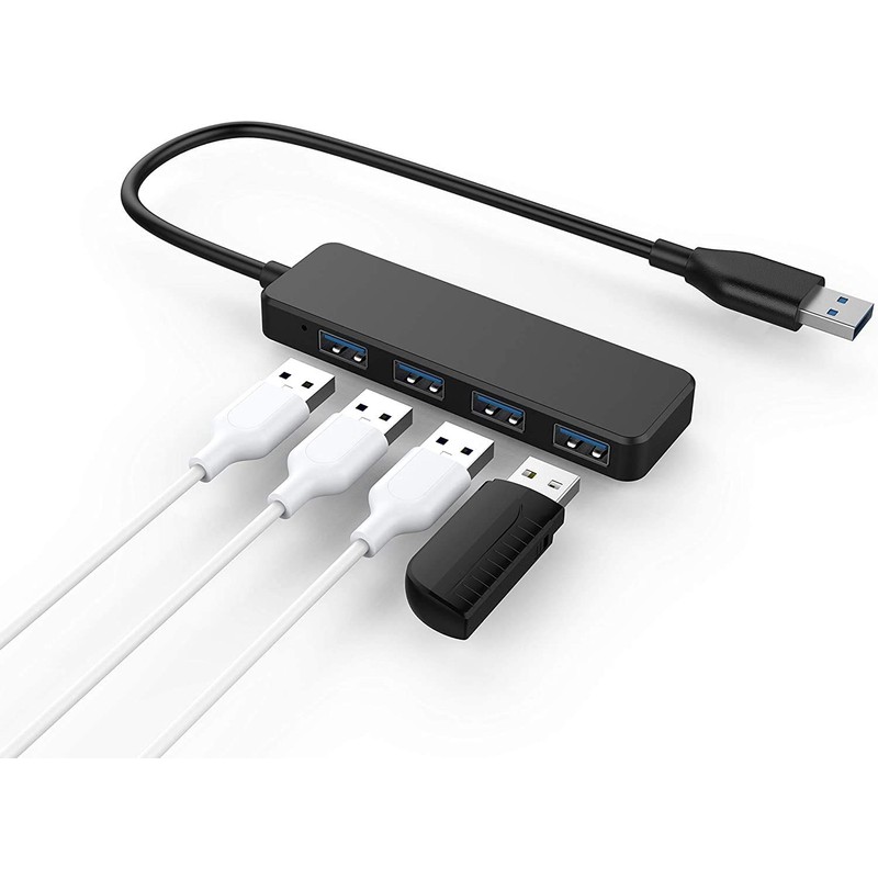 baolongking USB Hub, 4-Port USB Hub Ultra Slim Portable USB