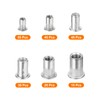 sourcing map 210Pcs Rivet Nut Flat Head, M3, M4, M5,