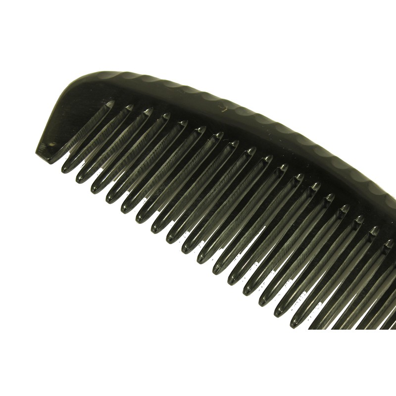 Wide Tooth Comb Handmade Large Buffalo Horn Comb - HC001