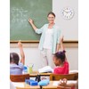 Lantoo Silent Kids Wall Clock – Non-Ticking, Battery-Powered, Ideal for