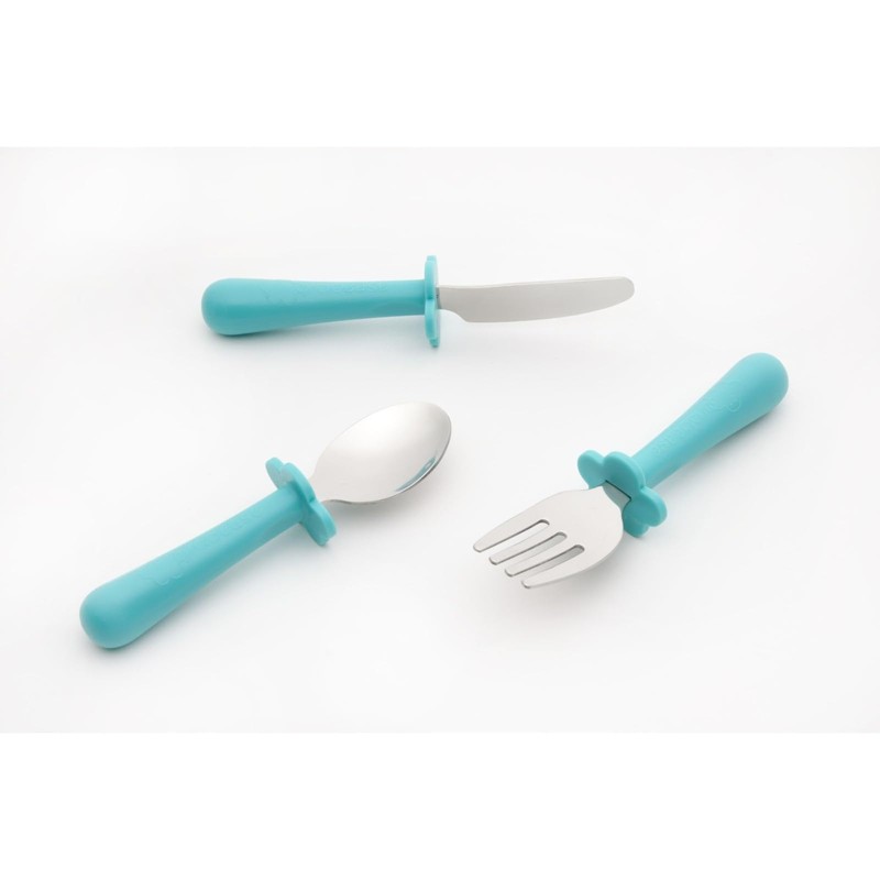 Grabease Toddler Silverware Set Forks Spoons and Knives Set Toddler