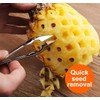 AKOAK 3 Pcs Portable Creative Pineapple Eye Peeler Pineapple Clip