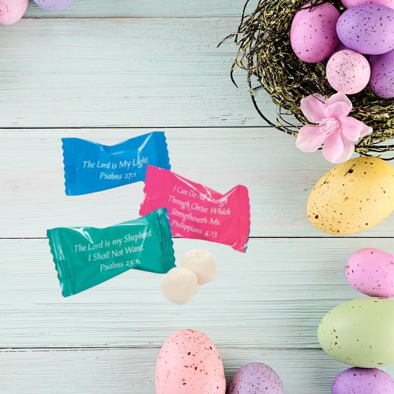 Bible Verse Buttermints 216ct – Christian Scripture Mints Bulk Pack