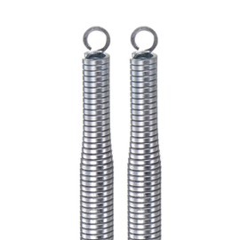 HARFINGTON 2pcs PVC Pipe Bending Spring 13.2mm OD 550mm Long Zinc Plated Tube Bending Spring Pipe Bender Spring PVC Pipe Bender for PVC Pipe Bending Devices in Home Hydropower, Silver Tone