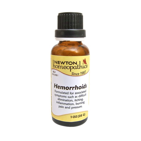 Newton Homeopathics Hemorrhoids Pellets Homeopathic Remedy for Hemorrhoids 1 oz. Bottle, 28g