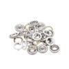 Dritz 16-9 Snap Fasteners, White, Size 16 (7/16-Inch) 7-Count