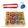 Fun Bee Picking Toy Kids Hand Grasping Training Wooden Games