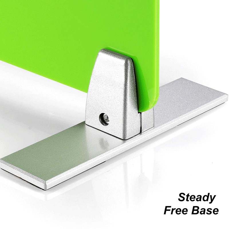 None Brand Sneeze Guard Support Clamp with Steady Freestanding Stand Base