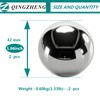 Z QINGZHENG 1.66 Inch,42mm Solid Stainless Steel Baoding Balls,Health Exercise