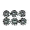 jkhandel 6 pieces maxi ball bearings, 40 mm, with collar,