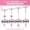 2 in 1 Kick Scooter with Removable Seat, 3 LED