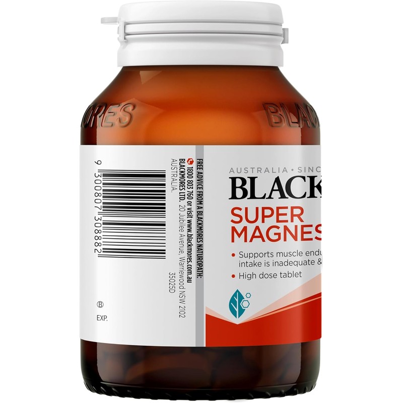Blackmores Super Magnesium+ | Supports Muscle Health | Maintains Energy