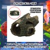 Charmoon Aquarium Object Driftwood Hideaway Shelter Aquarium Ornament Realistic Figurine