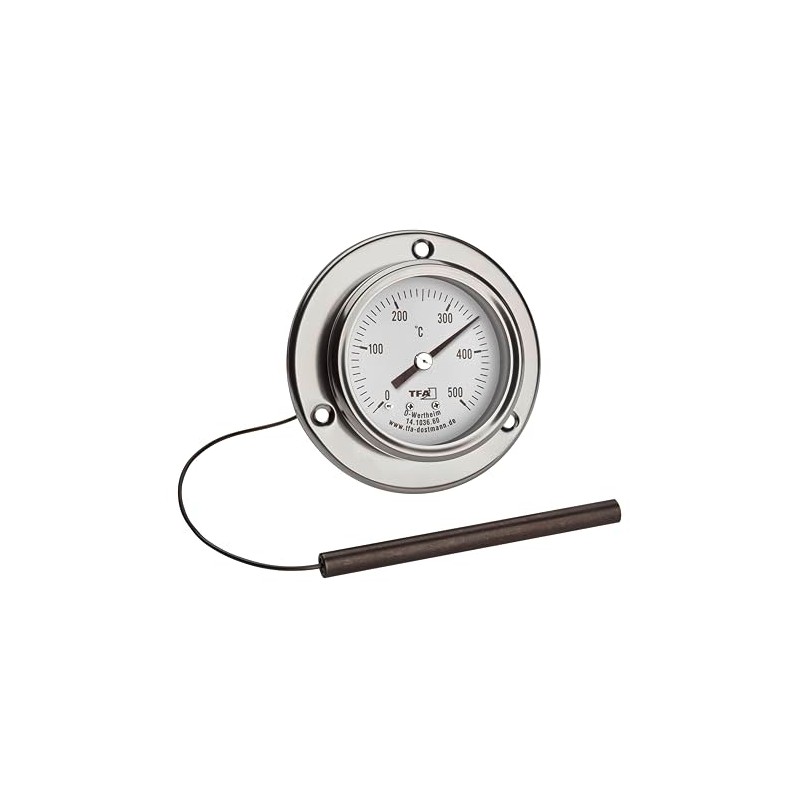 TFA Dostmann Analogue Stainless Steel Pizza Thermometer 14.1036 for Pizza