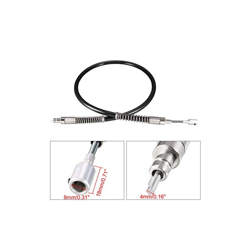 uxcell Flexible Shaft Rotary Tool, Flex Shaft Attachment 39 inch