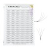 NAGARAKU Volume Eyelash Extensions, Prefabricated Fan Eyelashes, 320 Pieces, 4D,