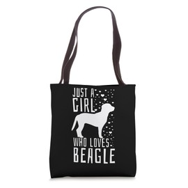 Just A Who Loves Beagles Tote Bag