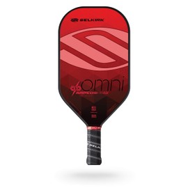 2024 Selkirk Amped Pickleball Paddle | Fiberglass Pickleball Paddle with a Polypropylene X5 Core | Pickleball Rackets Made in The USA | Omni Lightweight Selkirk Red