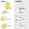 Razor Holder for Shower + Adhesive Wall Hooks, Premium 304