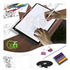 LooEooDoo A4 Rechargeable Tracing Light Pad Kit,Dimmable Light up Box