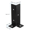 uxcell 8pcs Adjustable Deck Post Base Brackets Fit 1.5x1.5,2x2,2x4,4x4 Post,