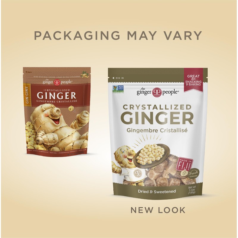 GIN GINS Crystalized Ginger – Natural Ginger Candy by The